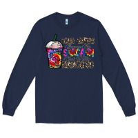 Navy coffee because my sarcasm needs to stay png Long Sleeve Tee - CowhideDigitalArt