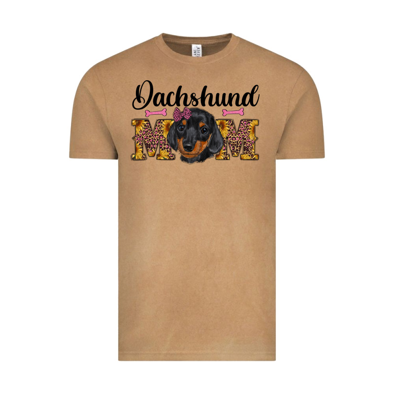 Western Dachshund Mom Vintage Tee by RanaPortraitStore | Teevron