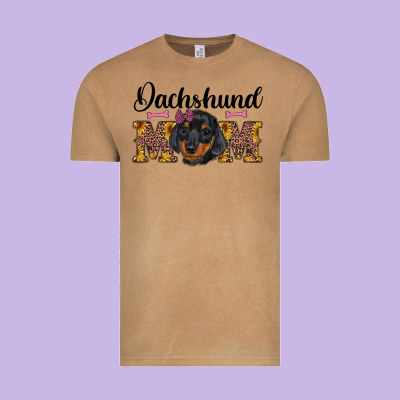 Western Dachshund Mom Vintage Tee Designed By Ranaportraitstore