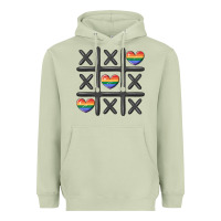 Matcha pride tic tac toe Heavyweight Hoodie - MaliasSmallBusiness