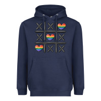 Navy pride tic tac toe Heavyweight Hoodie - MaliasSmallBusiness
