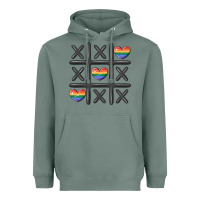 Pride Tic Tac Toe Heavyweight Hoodie | Teevron