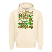 Sandshell I don't need luck I've got Jesus Zipper Hoodie - Jasminsmagicworld