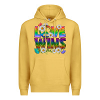 Antique Gold Pride LGBTQ+ Love Wins Premium Hoodie - BundleAndBundleShop