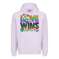 Lilac Pride LGBTQ+ Love Wins Premium Hoodie - BundleAndBundleShop