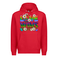 Red Pride LGBTQ+ Love Wins Premium Hoodie - BundleAndBundleShop