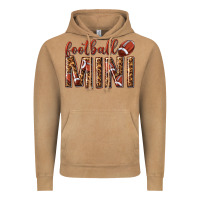 Vintage Camel football mini with leopard Vintage Hoodie - texasbilliewilder