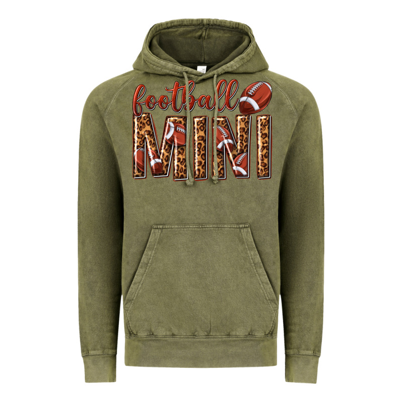Football Mini With Leopard Vintage Hoodie by texasbilliewilder | Teevron