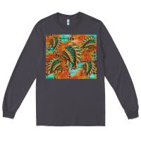 Smoke indian headdress pattern tumbler Long Sleeve Tee - HRA Design Shop