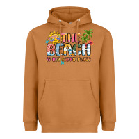 Meerkat the beach is my happy place Heavyweight Hoodie - MaliasSmallBusiness