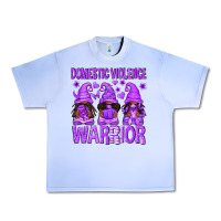 Grape Ice Domestic Violence Warrior Afro Gnomes Urban Heavy Tee - texasbilliewilder