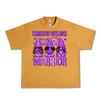 Peanut Butter Domestic Violence Warrior Afro Gnomes Urban Heavy Tee - texasbilliewilder