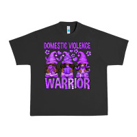 Pigment Black Domestic Violence Warrior Afro Gnomes Urban Heavy Tee - texasbilliewilder