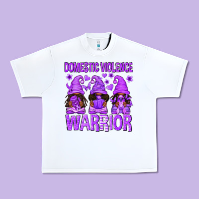 Domestic Violence Warrior Afro Gnomes Urban Heavy Tee Designed By Texasbilliewilder