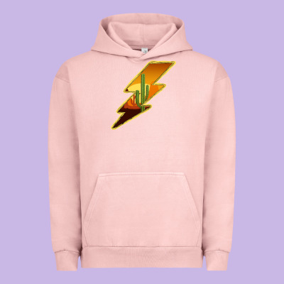 Cactus Sunset Lightning Urban Hoodie Designed By Bettercallsaul