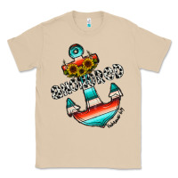 Mushroom anchored Classic Tee - CowhideDigitalArt