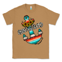 Toasted Coconut anchored Classic Tee - CowhideDigitalArt
