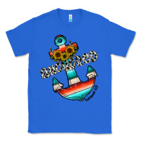 True Royal anchored Classic Tee - CowhideDigitalArt
