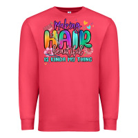Cardinal making hair beautiful is kinda my thing Premium Sweatshirt - MaliasSmallBusiness