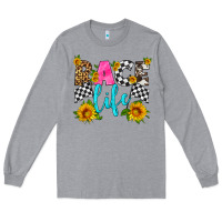 Heather Grey race life Long Sleeve Tee - HRA Design Shop
