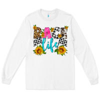 White race life Long Sleeve Tee - HRA Design Shop