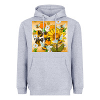 Bee Happy Heavyweight Hoodie | Teevron