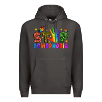 Smoke Western Stop Homophobia Premium Hoodie - BundleAndBundleShop