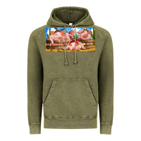 Vintage Olive Pig Farm Vintage Hoodie - RanaPortraitStore