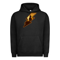 Pigment Black Cowboy Sunset Lightning Urban Hoodie - Bettercallsaul