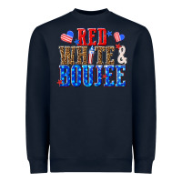 Navy red white and boujee billie wilder Heavyweight Sweatshirt - texasbilliewilder