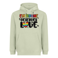 Matcha everyone deserves love Heavyweight Hoodie - MaliasSmallBusiness