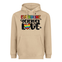 Mushroom everyone deserves love Heavyweight Hoodie - MaliasSmallBusiness