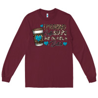Burgundy coffee Long Sleeve Tee - CowhideDigitalArt