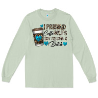Matcha coffee Long Sleeve Tee - CowhideDigitalArt
