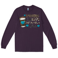 Plum coffee Long Sleeve Tee - CowhideDigitalArt