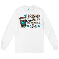 White coffee Long Sleeve Tee - CowhideDigitalArt