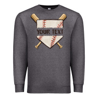 Charcoal Heather preview custom baseball Premium Sweatshirt - MaliasSmallBusiness
