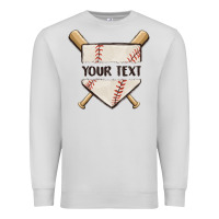 Dove Grey preview custom baseball Premium Sweatshirt - MaliasSmallBusiness