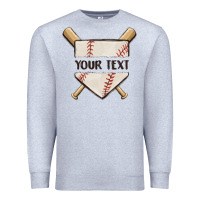 Heather Grey preview custom baseball Premium Sweatshirt - MaliasSmallBusiness