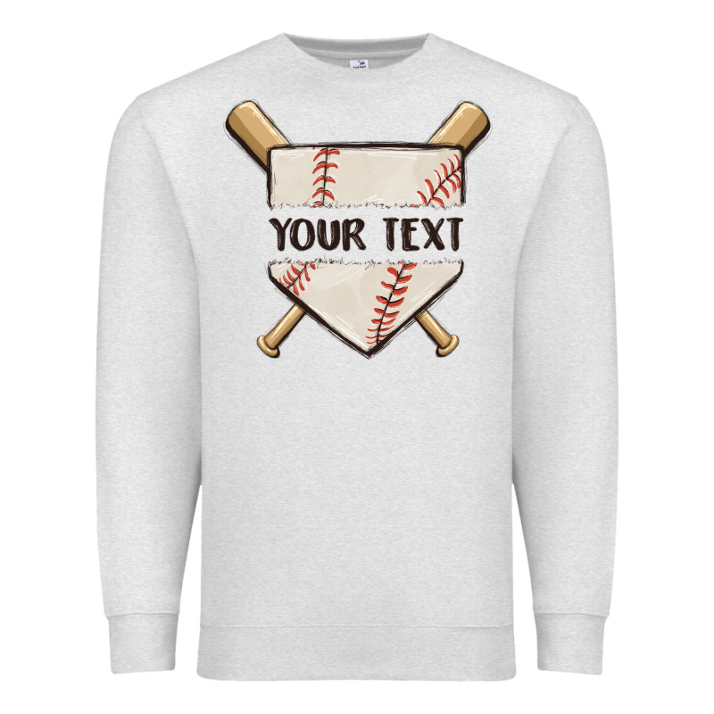 Preview Custom Baseball Premium Sweatshirt by MaliasSmallBusiness | Teevron