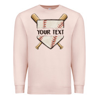 Pale Pink preview custom baseball Premium Sweatshirt - MaliasSmallBusiness
