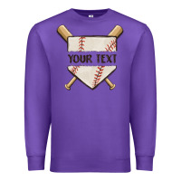 Purple preview custom baseball Premium Sweatshirt - MaliasSmallBusiness