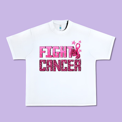 Fight Cancer Urban Heavy Tee Designed By Texasbilliewilder