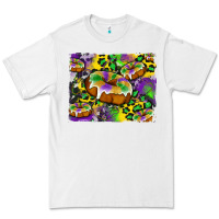 White mardi gras cake glitterleopard and cowhide background Premium Tee - Artiststas