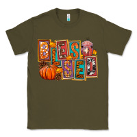 Army Green blessed thanksgiving Classic Tee - FaDigitalArtStudio