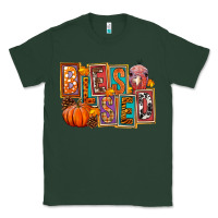 Sports Green blessed thanksgiving Classic Tee - FaDigitalArtStudio