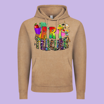 Art Teacher Vintage Hoodie Designed By Zillion Design Studio