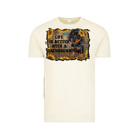 Vintage Arctic life is better with a dachshund Vintage Tee - RanaPortraitStore