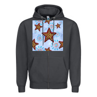 Smoke 4th of july leopard star seamless pattern Zipper Hoodie - BundleAndBundleShop