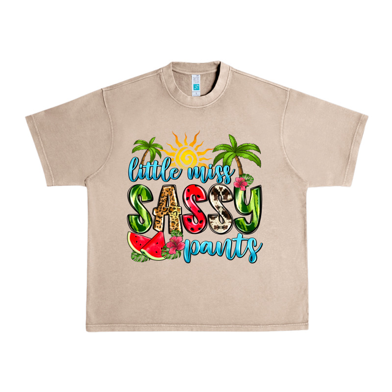 Little Miss Sassy Pants Urban Heavy Tee by Zillion Design Studio | Teevron
